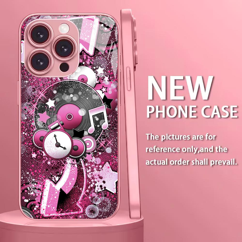 

Music album Madam Protect PhoneCase Glass PhoneCase for iPhone 17 16 15 14 13 12 11pm Pro Plus Dropresistant cellphone Female iPhone 17