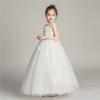 Dress Piano Recital Girls Formal Long Dress Wedding Graduation Party Embroidery Kindergarten Entrance Ceremony Suitable for Years Old [Kayiyasu]