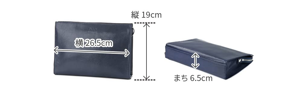 Black Dakota BLACK LABEL Clutch Bag Camel [Dakota Label] 637633-45