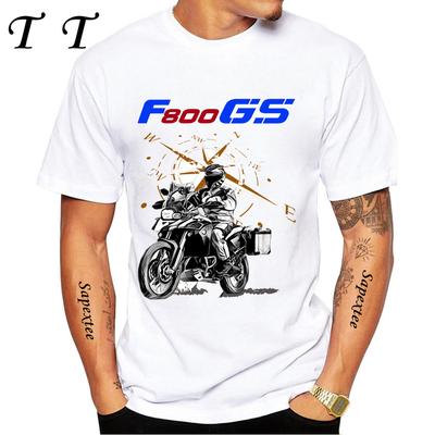 F800 GS Rider GS Adventure Motorcycle R1250 Print T-Shirt Summer Men White Casual Tops  Australian F800 GS Boy Tees