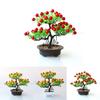 Fake Fruit Potted Plant Ornament With Plastic Craft For Living Room Desk Decor