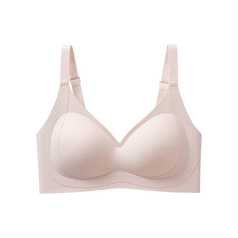 Traceless Jelly Soft Lift Bra: Foundation Liquid Underwire-Free, Small Chest Support, Comfortable Palm Cup Design for Women.