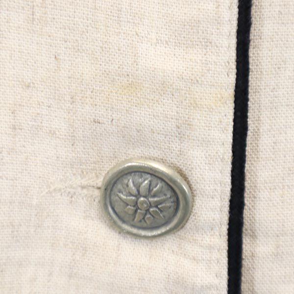 OLD 90s Linen Blend Long sleeve No color jacket 44 Beige Women Used