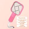 Mini USB Electric Fly Swatter 3000V Portable Travel Lightweight Indoor Outdoor Gnats Trap UV Lamp Automatic Fly Zapper Racket