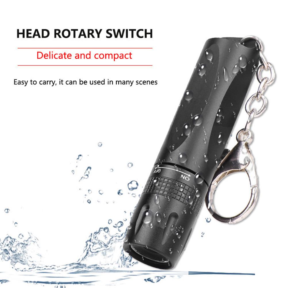 Keychain Flashlight Pocket Waterproof Bright Flashlight For Indoor Outdoor Reading Walking Camping Hiking