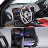 metyoucar For BMW X3 G45 2025-2026 ABS Carbon Fiber Car Central Control Decoration Strip Interior Car Accessories