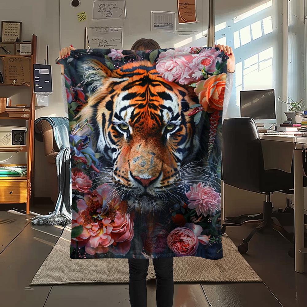 1 Pezzo Coperta in Flanella con Stampa Cartone Animato, Alta Qualità Confortevole per Tutte le Stagioni, Decorazione per la Casa, Calore e Comfort, Perfetta per Regalo di Natale Compleanno