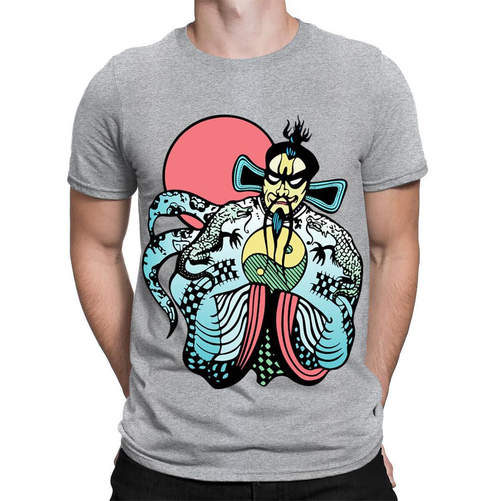 Jack Burton Fu Manchu Film d'Azione Pellicola Retro Vintage Maglietta Uomo 100% Cotone Magliette Uomo Top Top #TA-152