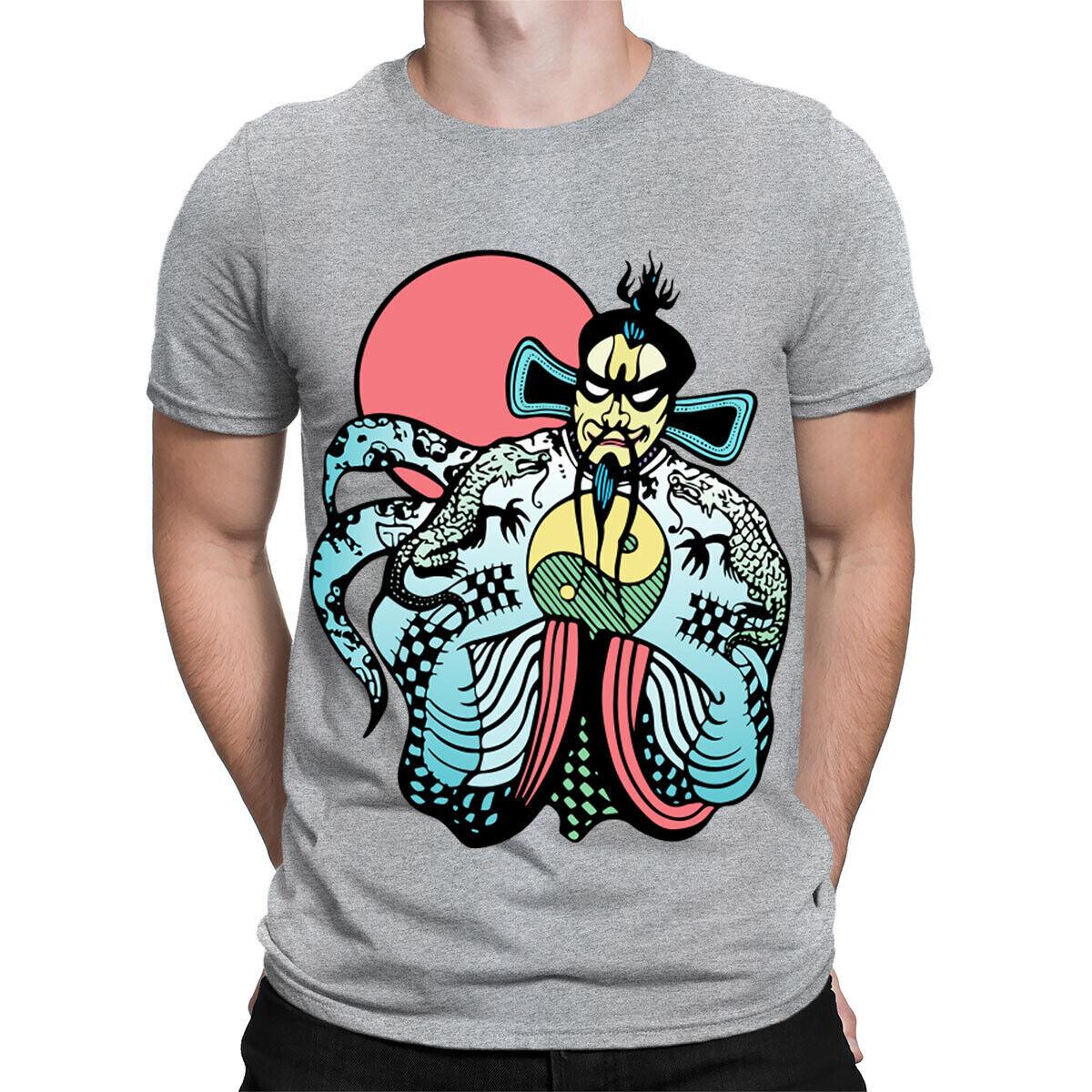 

Jack Burton Fu Manchu Action Film Movie Retro Vintage Mens 100% Cotton T-shirt Mens Tees Tops Top #TA-152 XL