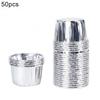50Pcs Cupcake Paper Cup Oilproof Cupcake Cake Liner Wrappers Golden Muffin Wrapper Paper Baking Supply Birthday Party Decor