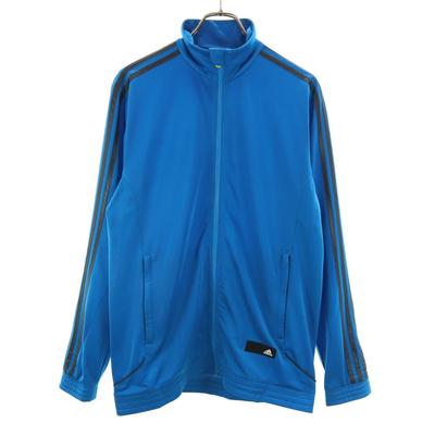 Adidas Track Jacket L Blue Jersey Men's Used