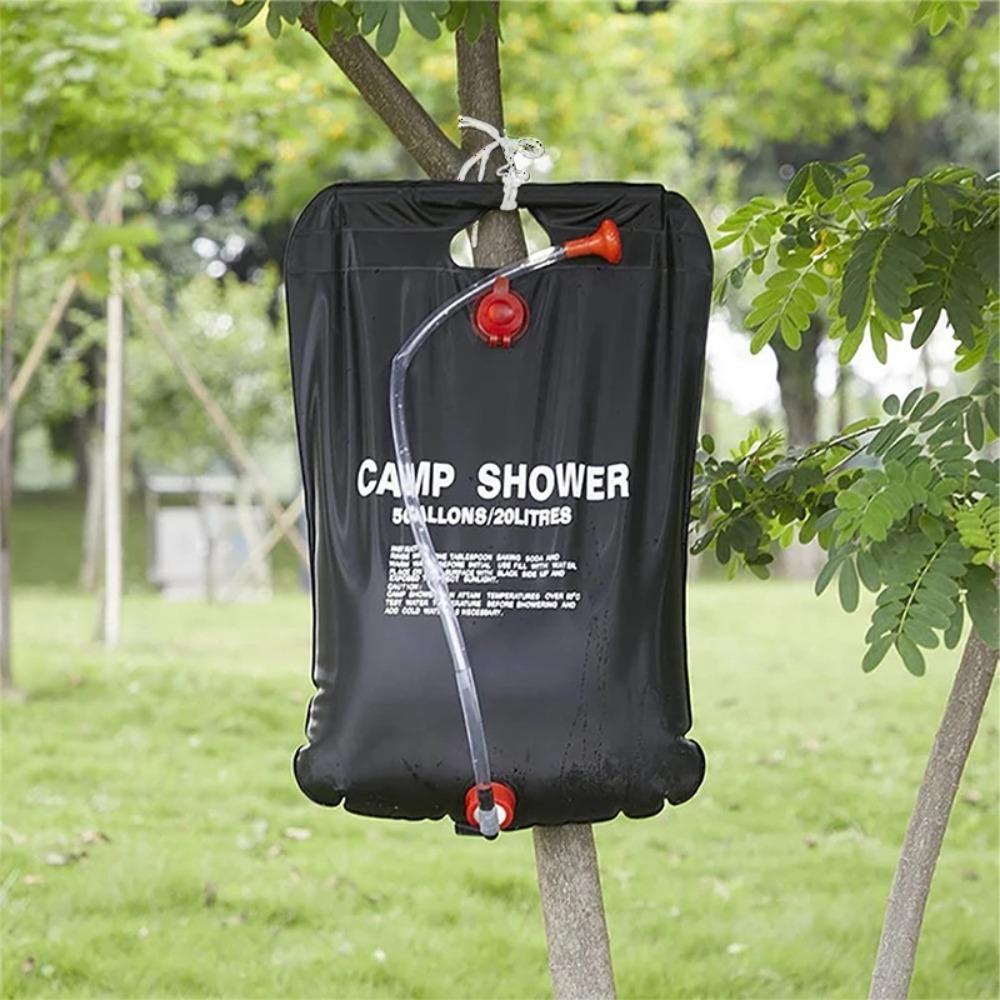 20L Faltbare Solar Duschtasche Outdoor Badewassertasche Camping Sonne Kompakte beheizte Wasser Duschtaschen Schrubben Pool Zubehör