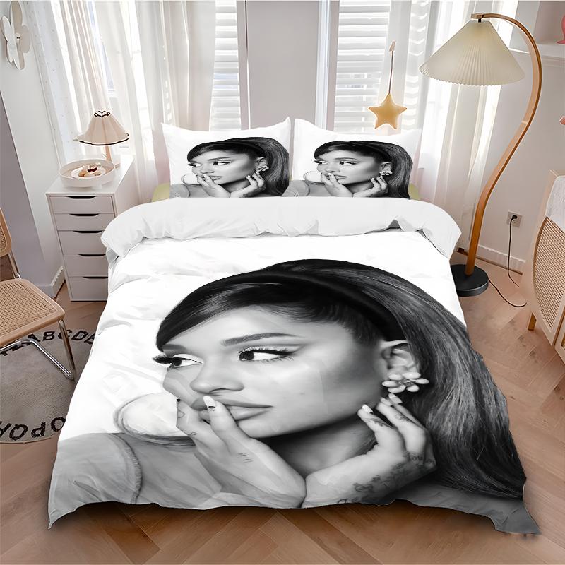 3Pcs Elegant Beauty Black White Bedding Sets For All Sizes New 3D Printed Bed Cover Comforter Duvet Cover Pillowcase Bedroom Decoration
