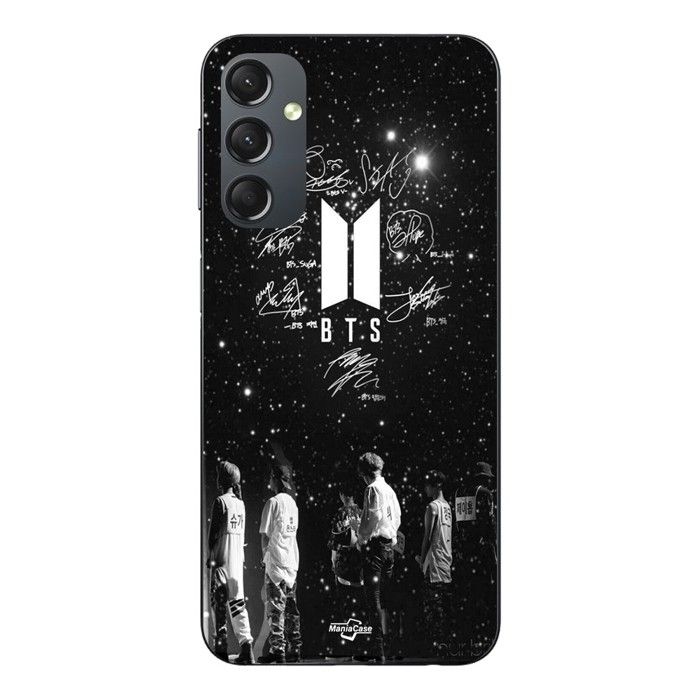 Coque Pour Samsung galaxy A24 Bts signature nuit etoilé Maniacase