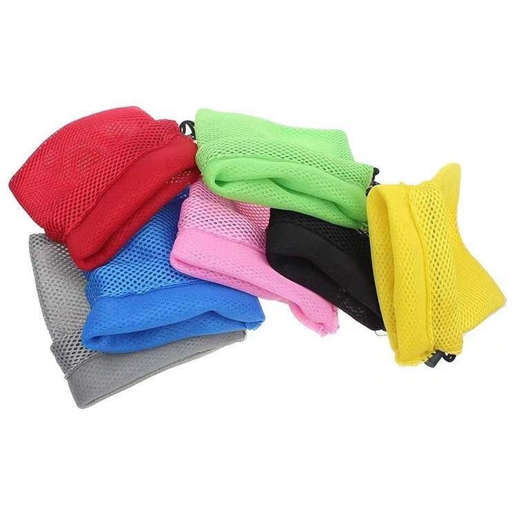 

Drawstring mesh bag Polyester storage ball toy drawstring mesh bag travel goods storage bag One Size