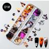1 Box Halloween Ghost Pumpkin Shape Holographic Festival Glitter Sequins For Diy Making Art Craft Nail Decoration Accessories