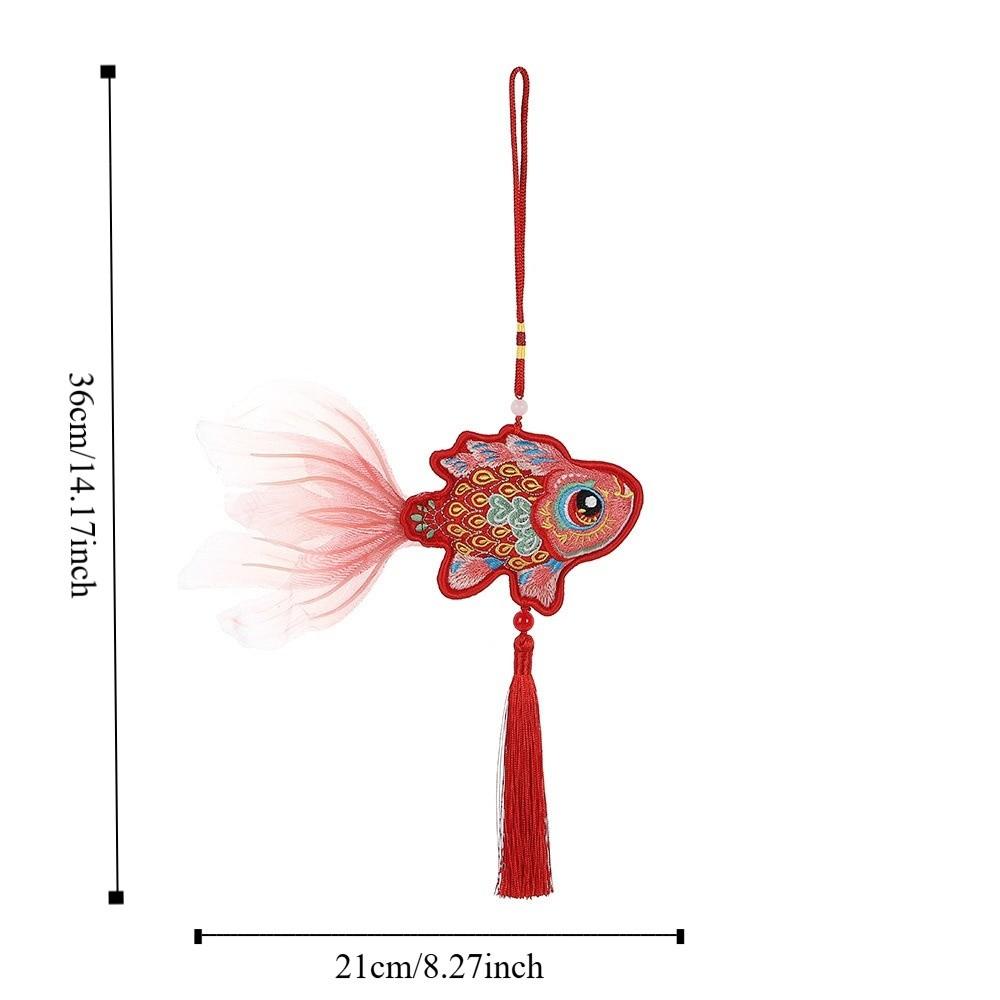 Goldfish New Year Koi Fish Decoration Tassel LED Hanging Ornaments  Wedding