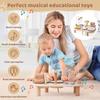 Baby Lernspielzeug Holz Musikinstrumente Montessori Musikspielzeug für Kinder Xylophon Neugeborenen Geburtstagsgeschenke Musiktisch T
