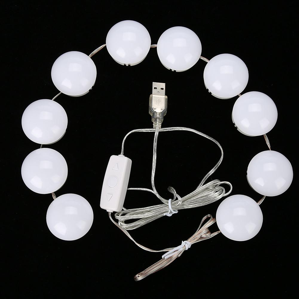 LED Makeup Mirror Lights Dimmable Bulb Warm/Cold Tones Dressing Mirror Decorative Light