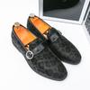 Neue Herrenschuhe mit Leopardenmuster, spitze Lederschuhe, Slipper, Business-Casual-Schuhe, Britischer Stil, Friseur, formelle Herrenschuhe
