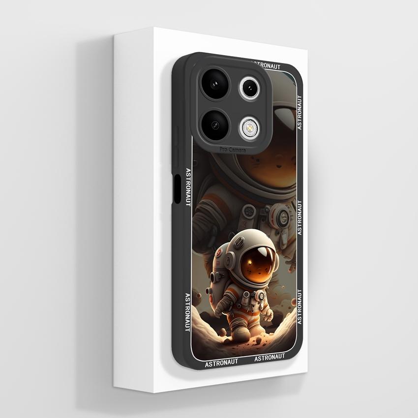 

Для Xiaomi Redmi Note 13 12 14 Pro 13R 12R 14S Чехол для телефона Милый фиолетовый узор с сердечками влюбленных Мягкий силиконовый Высококачественный Противоскользящий чехол для Redmi Redmi Note 13 5G