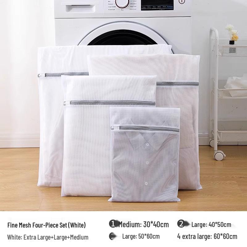 Eco-Friendly Fine Mesh Laundry Bag for Lingerie – Fluorescent-Free, Thickened Protective Bag for Machine Wash