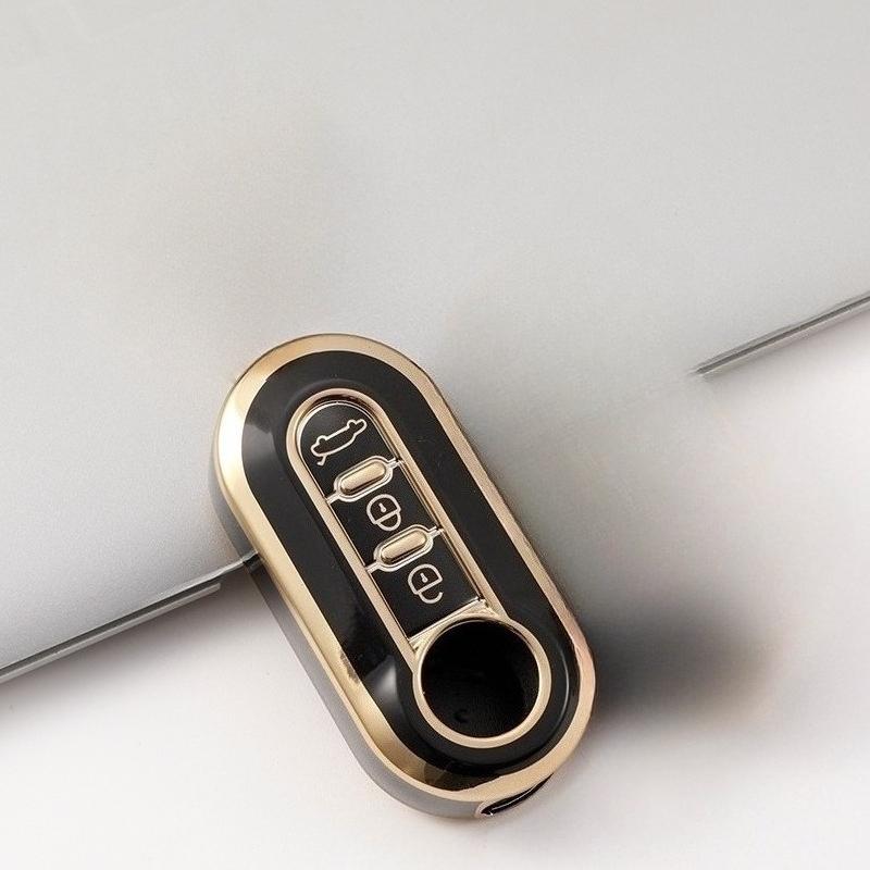 TPU Auto Klappschlüssel Hülle für Fiat Ducato 500 500L Panda Grande Punto Lancia Musa Auto Schale Handsender Hülle Zubehör