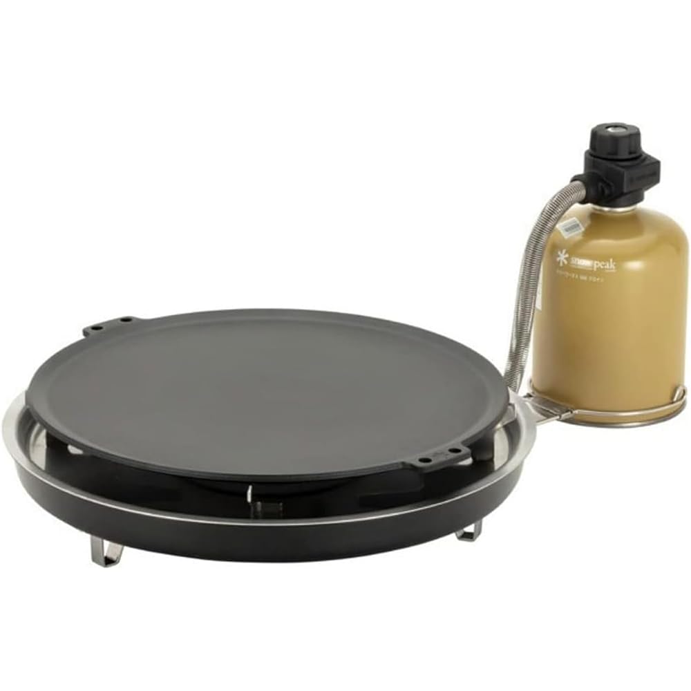 Snow Peak Embers Grill GS-430 Cast Iron Cooking Plate Portable Outdoor Grill