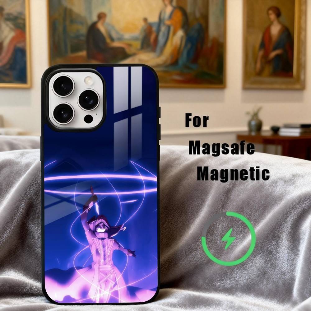 

Manga The E-Eminence in S-Shadow Phone Case For iPhone17,16,15,14,13,12,11 Plus,For Magnetic Wireless Charge Cover iPhone17