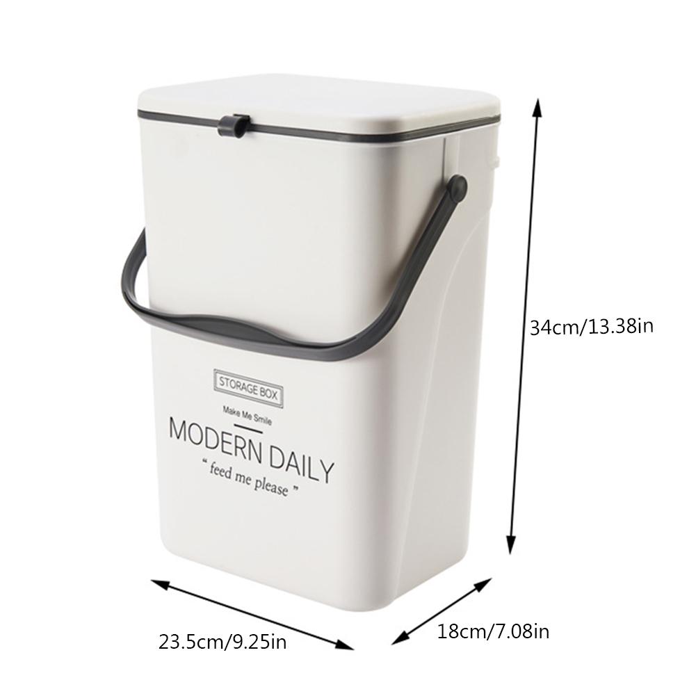 7/9.5/10/12L Trash Can with Lid Automatic Sensor Kitchen Trash Bin Footbed Mini Bin for Kitchen/Bedroom/Living Room/Office