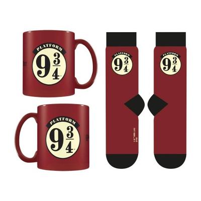 HARRY POTTER Platform 9 3/4 Mug and Sock Set