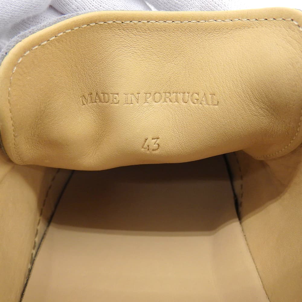 CQP GENOA Men's Suede Lace-Up Low-Top Sneakers, Gray, Size 10.8" Shoes 43 grayUsed