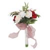 Hochzeitssträuße aus Seide und Kunststoff, realistisch, romantischer Handstrauß für Valentinstag, Party, Kirche