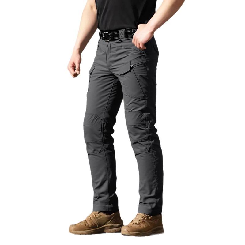 Multifunctional pockets and button zipper placket lightweight breathable overalls for all seasons 5