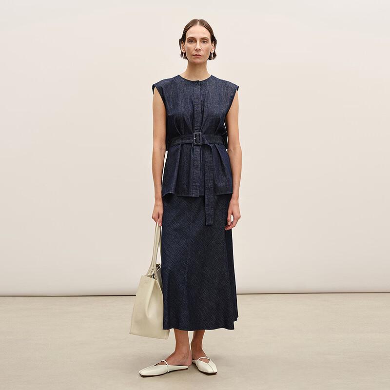 Women's Loose Cotton Sleeveless Blouse