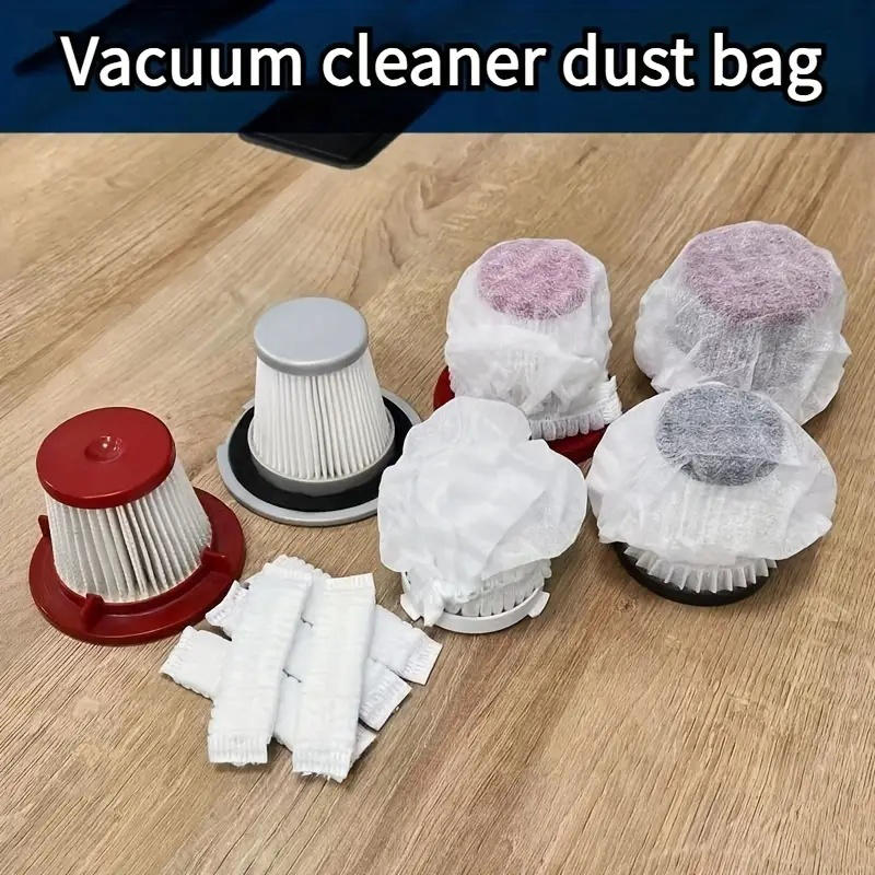 100 pcs disposable household vacuum cleaner filter durable mesh mesh dust collection filter cover vacuum cleaner accessories