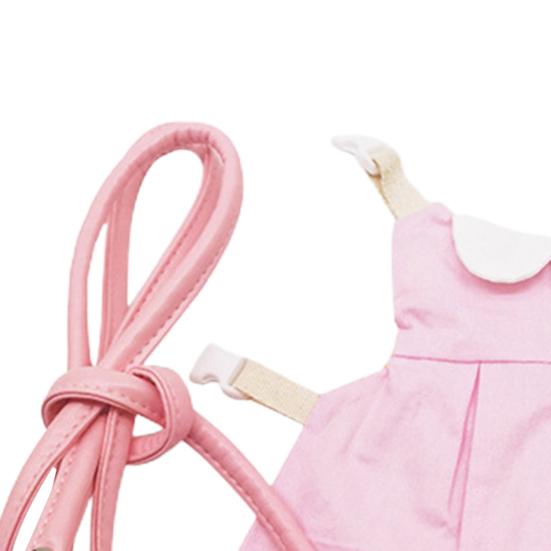 1 Conjunto Disfraz de Conejo Llamativo Mano de Obra Fina Tela Patrón de Dibujos Animados Vestido de Conejito Ajustable