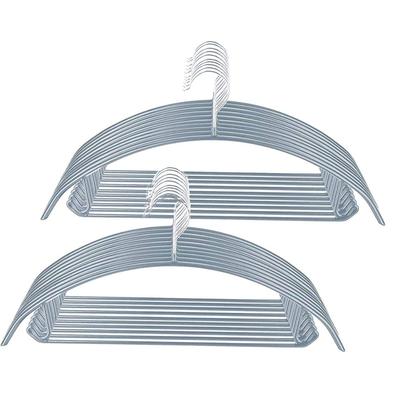 Clothes Hangers That Prevent Clothes from Losing Their Stylish Gray Ideal for Laundry and Leaves No Non-slip Shape. 20-piece Set. Design. Storage.
