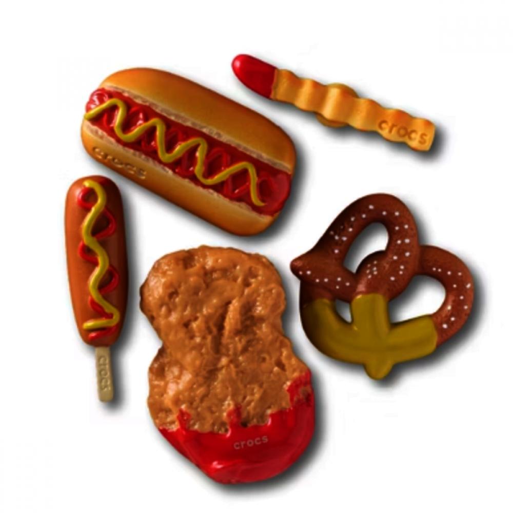 Crocs Jibbitz Fast Food 5 Set 10017920 FREE