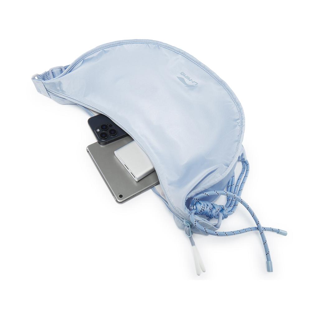 New LiNing Sports Life Collection Polyamide Dumpling Bag, Crossbody Bag, Shoulder Bag Unisex Sky Blue ABDU165-6