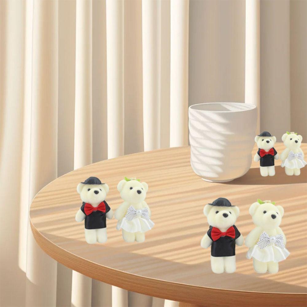 Foam Bear Mini Bear Flower Bouquet Couple Bear Cartoon Bouquet Doll  Girl Birthday Gift