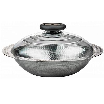 Rustfritt stål Pot 23 Yukihira IH kompatibel 1900ml MIS-23 Sølv