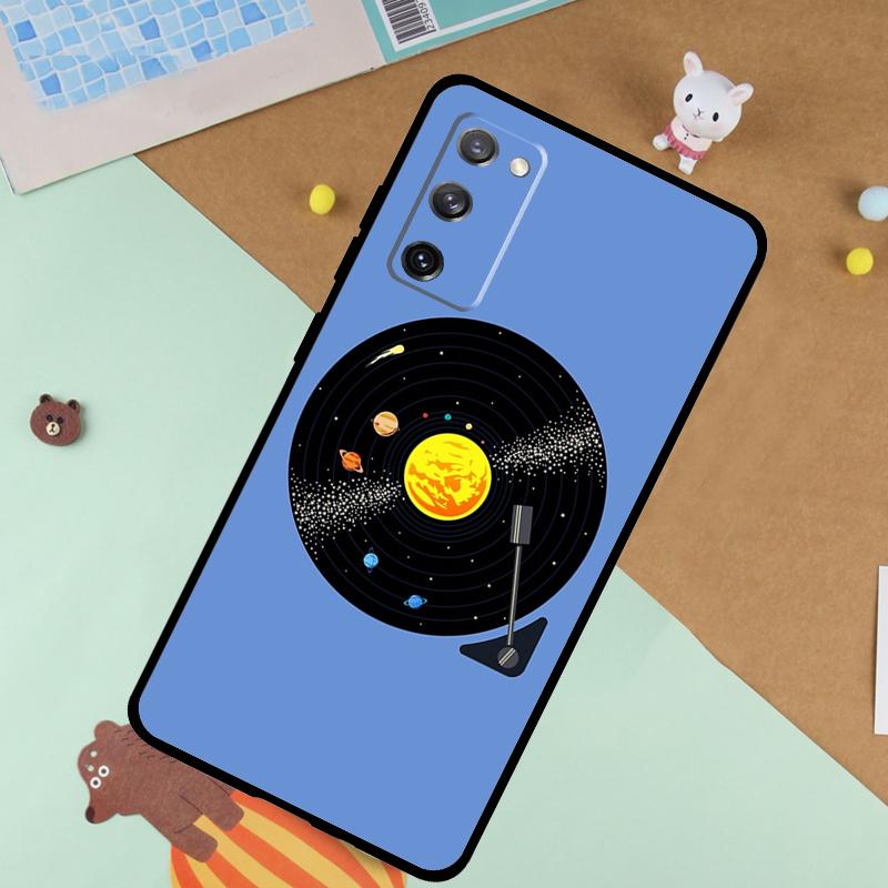 Vinyl Record Retro Soft Case For Samsung Galaxy S24 Ultra S9 S10 S20 S22 S23 Plus S21 FE S25 Ultra Funda Cover