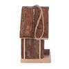 Wooden Bird House Hanging Retro Style Fir Wood Birdhouse for Outdoor Garden Porch Home Office Decoration