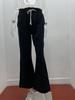 2025 Soft Cotton Linen Women's Solid Color Lace-up Wide-Leg Casual Pants