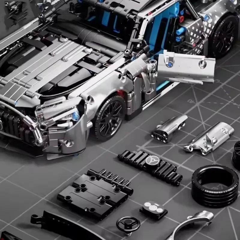 2026 New Scale Racing Car Building Blocks Set Model Kit for Boys & Adults Collectible Birthday Gift