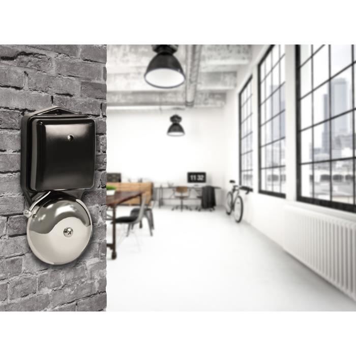 SCS SENTINEL RetroBell Kabel-Gong – Industriedesign – 2 Drähte – 1 Klingelton – 80 dB