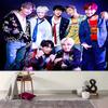 1pc Kpop BTS1 Tapestry, Living Room, Bedroom, Office, Party Decor, Ideal Festive Gift