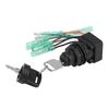 Motor Part Motor Ignition Key Switch Replacement Part Key Switch Assembly  For Suzuki Outboard