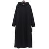 LE PHIL Women's Hooded Stretch Sweat Dress, Black, Size F, 534-1240115 Dress F blackUsed